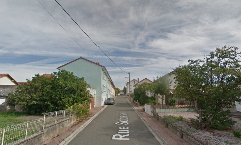 Współczesne zdjęcie. Przedstawia Rue Sobieski w Saint-Vallier we Francji.