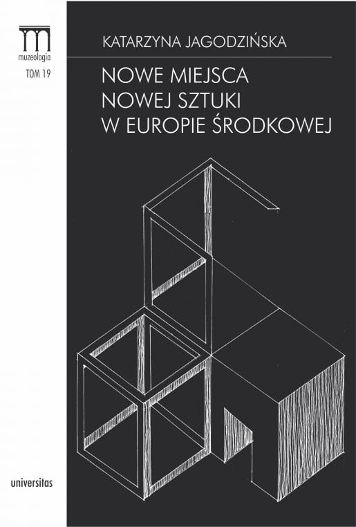 Okładka do książki "Nowe miejsca nowej sztuki w Europie Środkowej". 