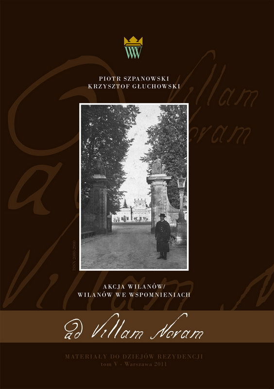 Oprawa książki Piotra Szpanowskiego i Krzysztofa Głuchowskiego  "Ad Villan Novam". 