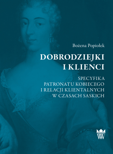 Niebieska okładka książki z wizerunkiem młodej kobiety - Marii Zofii z Sieniawskich Czartoryskiej